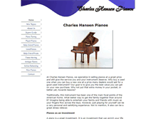 Tablet Screenshot of chansenpianos.com